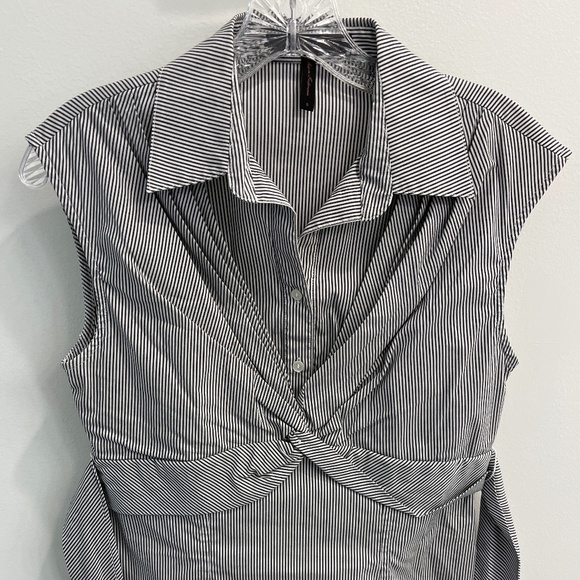 BCBGmaxazaria cross tie blouse - Picture 1 of 2